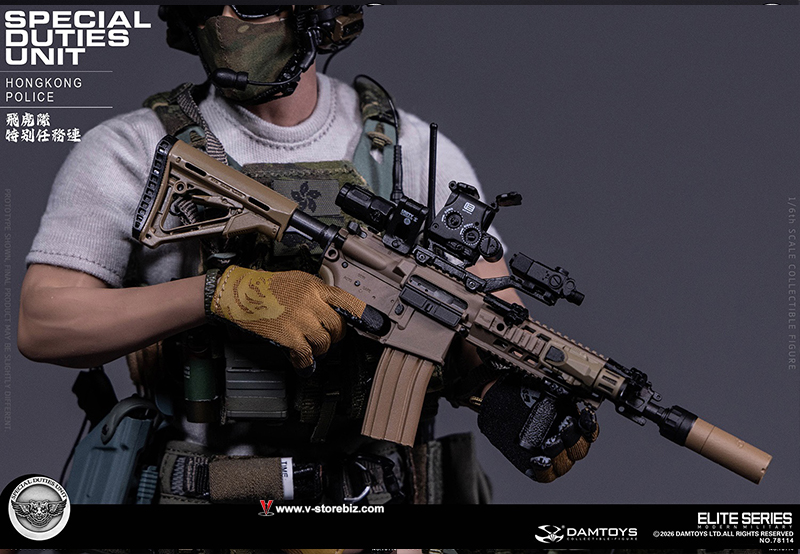 DAMTOYS 78114 Hong Kong Police Special Duties Unit Assault Team - Team Leader 