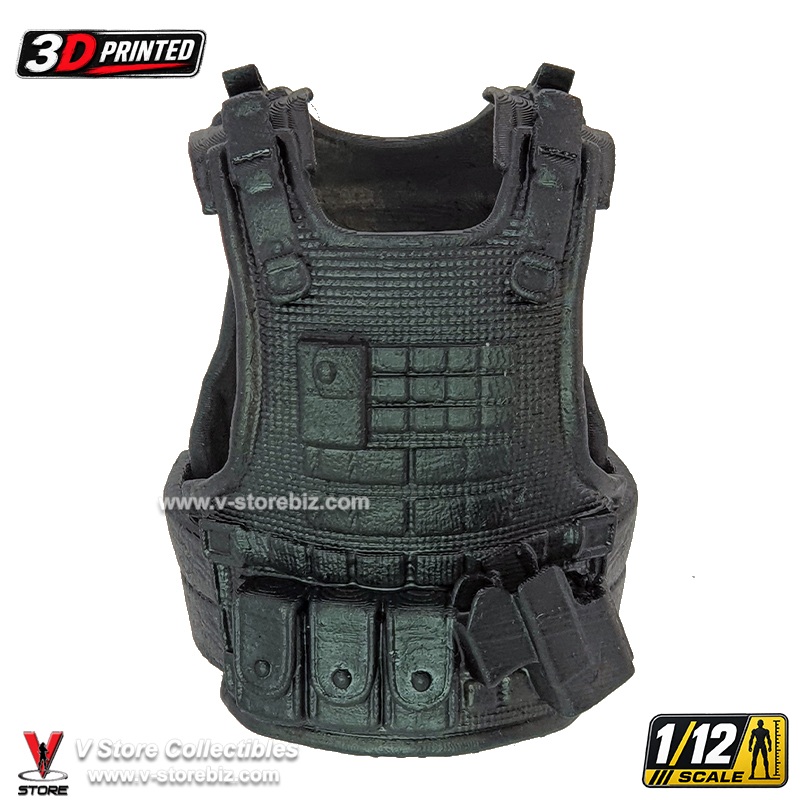 3D Printed 1/12 Tactical Vest Type 2 (CA 005.200)