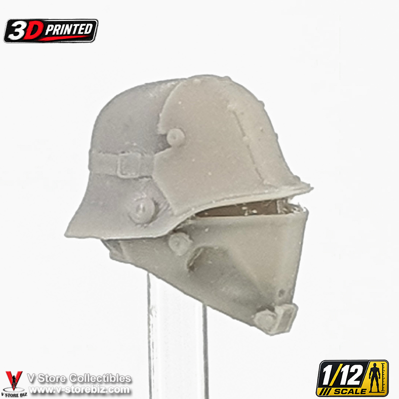 3D Printed 1/12 Deathshead Commando Helmet (CA005.204)