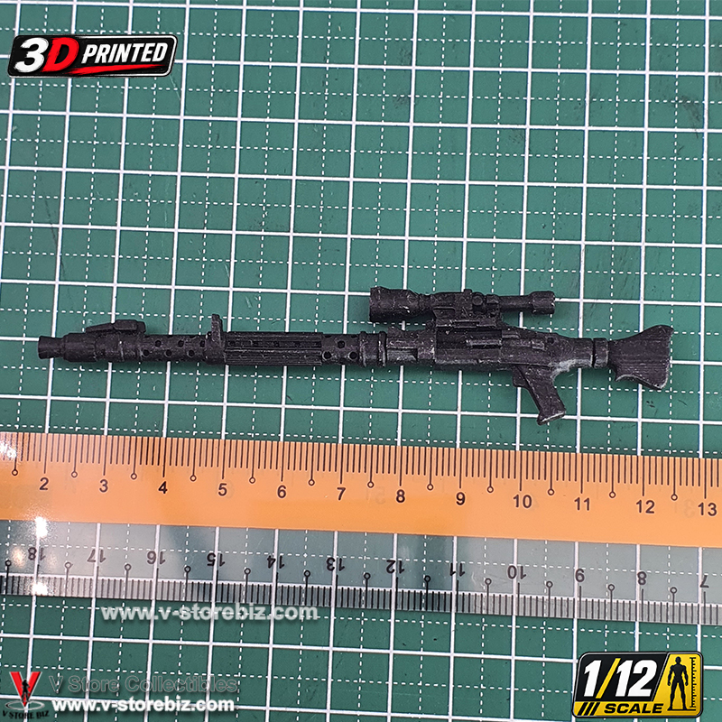3D Printed 1/12 Star Wars DLT-19 Rifle with scope (CA005.75)