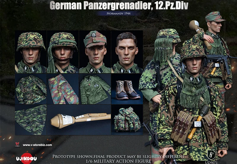 UJINDOU UD9071 German Panzergrenadier 12 Pz Div Normandy 1944