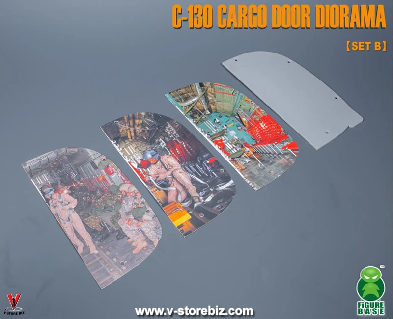 FigureBase TRICKYMAN C-130 Cargo Door Diorama SET A + B