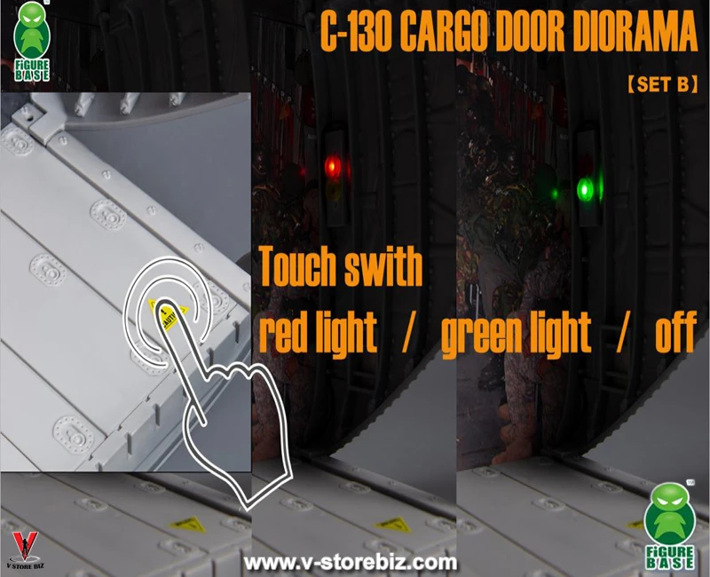FigureBase TRICKYMAN C-130 Cargo Door Diorama SET A + B