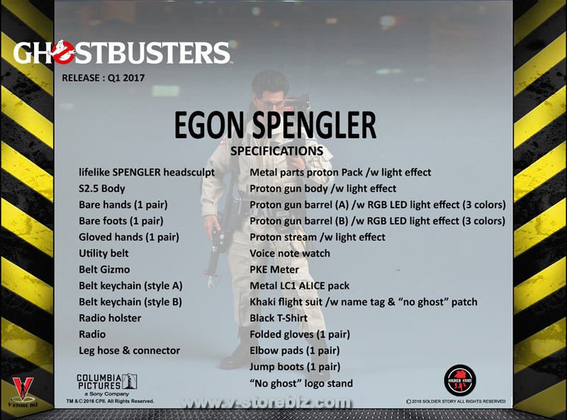 Soldier Story GBI002 Ghostbusters Egon Spengler