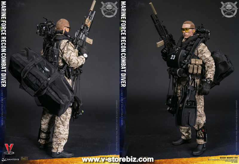 DAM 78056 Marine Force Recon Combat Diver (Desert MARPAT Version)