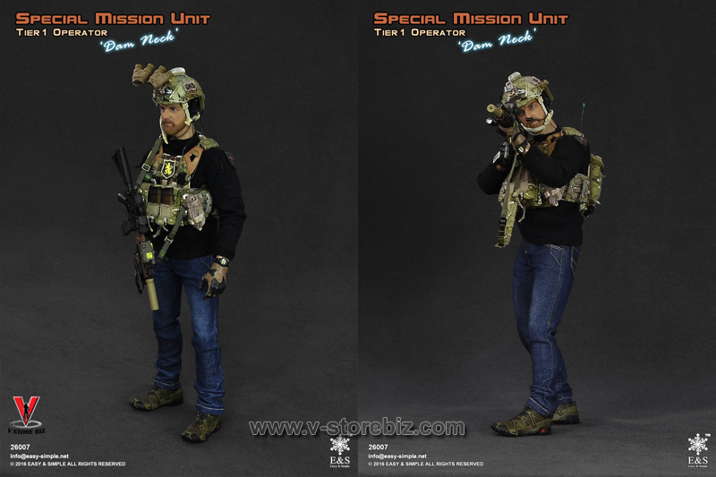 E&S 26007 Special Mission Unit Tier 1 Operator "Dam Neck"