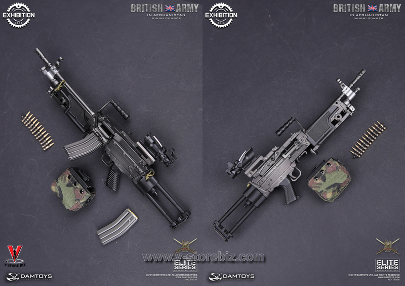 DAMTOYS 2016 Exhibition 78036 British Army In Afghanistan Minimi