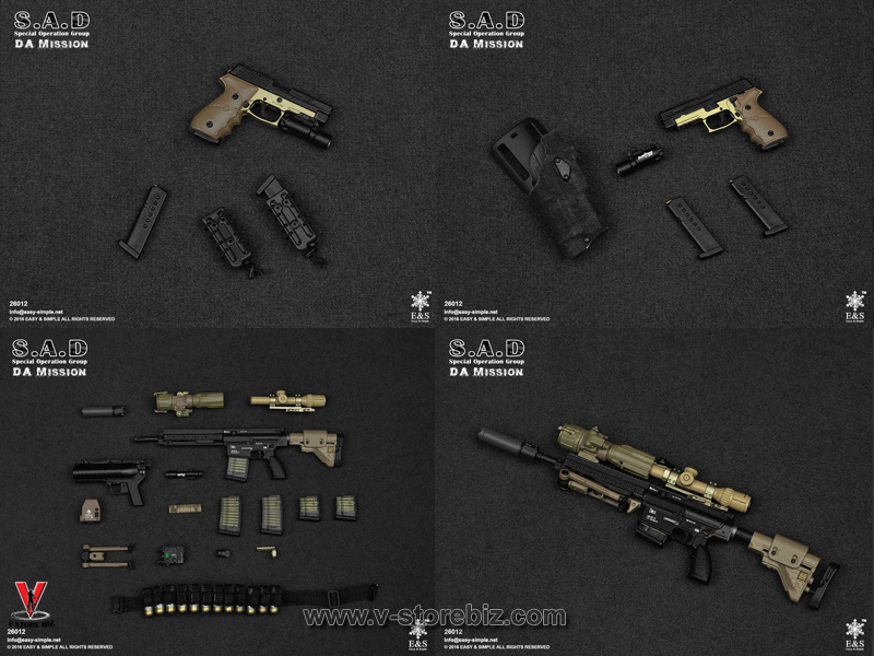 Easy & Simple 26012 SAD Special Operation Group Da Mission