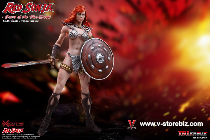 TBLeague PL2016-93  Scars of the She-Devil Red Sonja