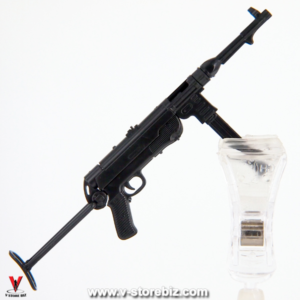 4D Model German WWII MP40 Submachine Gun (Custom Paint Black)