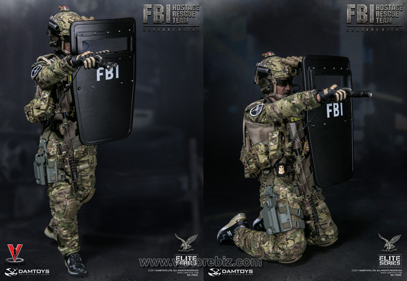 Damtoys 1//6 Dam78042 Fbi Hostage Rescue Team Agent Action Figure Toy In Stock