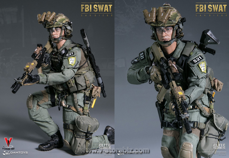 DAMToys 78044A FBI SWAT Team Agent San Diego