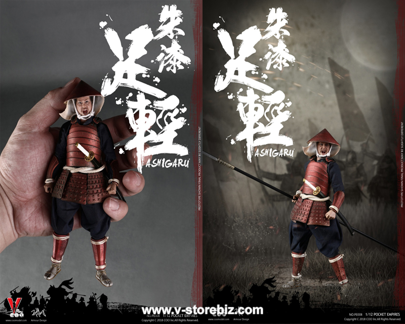 Coomodel PE008 1/12 Palm Empires Red Armor Ashigaru