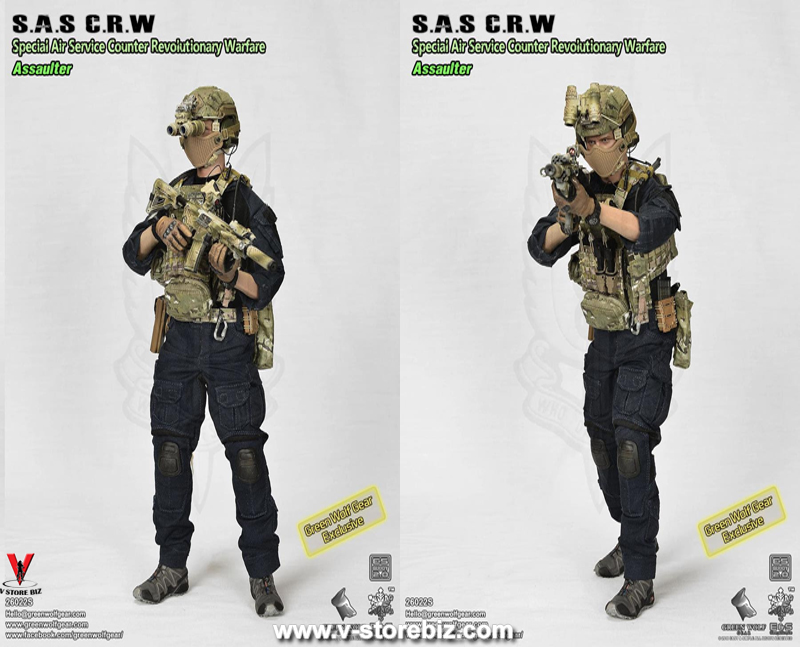 1/12特殊部隊 SAS CRW Assaulter＆Breacher Damtoys 1/12 Pes002 Pocket Elite Series Sas Crw Breacher