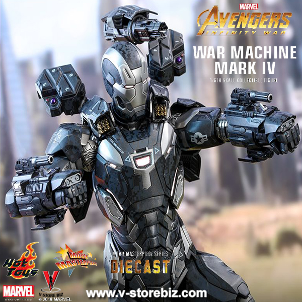 新品未開封 Hot toys  (ホットトイズ) ＤＩＥＣＡＳＴ MMS499-D26 『アベンジャーズ／インフィニティ・ウォー』1/6　ウォーマシン・マーク４ Avengers: Infinity War - War Machine Mark 4 Hottoys HT MMS499D26 War Machine Mark 5.0 Normal 1/6 Figure