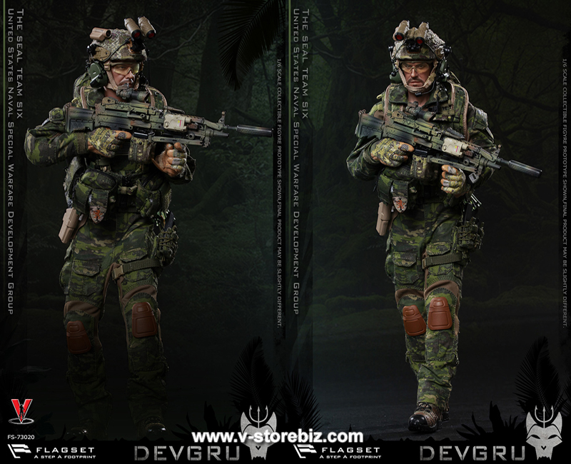 Flagset FS73020 DEVGRU SEAL Team 6 Jungle Dagger