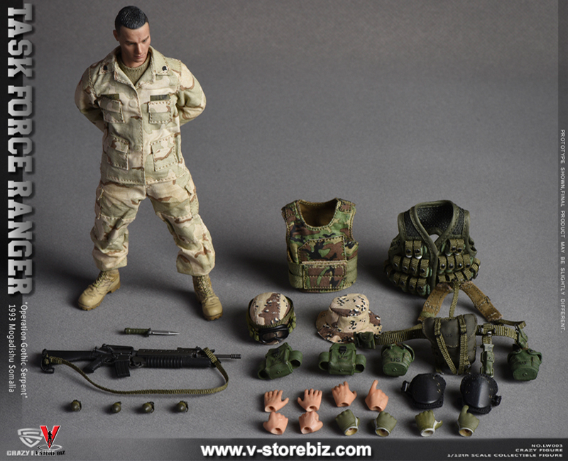 Crazy Figure LW003 75th Rangers Regiment Grenadier "Operation Gothic Serpent"