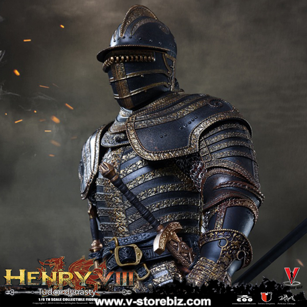 COO Models Henry VIII Tudor Dynasty SE047 METAL Leg Armour loose 1/6th scale 