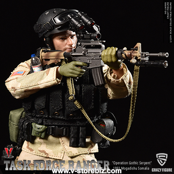 Crazy Figure LW005 US Delta Force Master Sergeant "Operation Gothic Serpent"