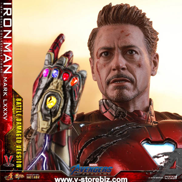 Hot Toys MMS543D33 Avengers : Endgame Iron Man Mark LXXXV (Battle Damage  Version)
