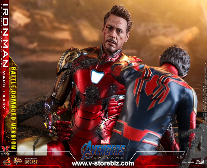 Hot Toys MMS543D33 Avengers : Endgame Iron Man Mark LXXXV (Battle Damage Version)