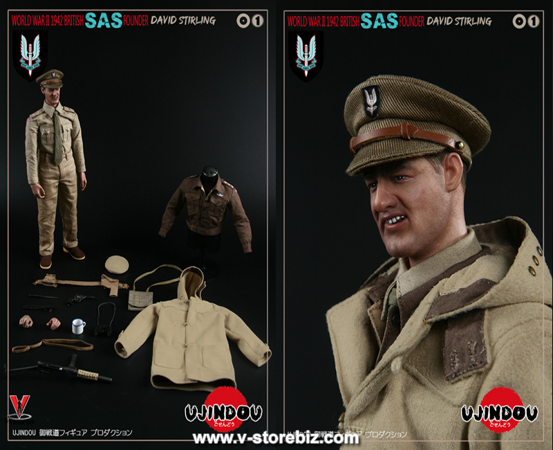 Ujindou UD90001 WWII Military Series British SAS Founder David Stirling