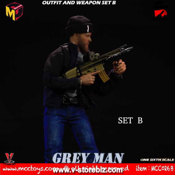 MCCTOYS MCC026B GREYMAN Outfit & Weapon 