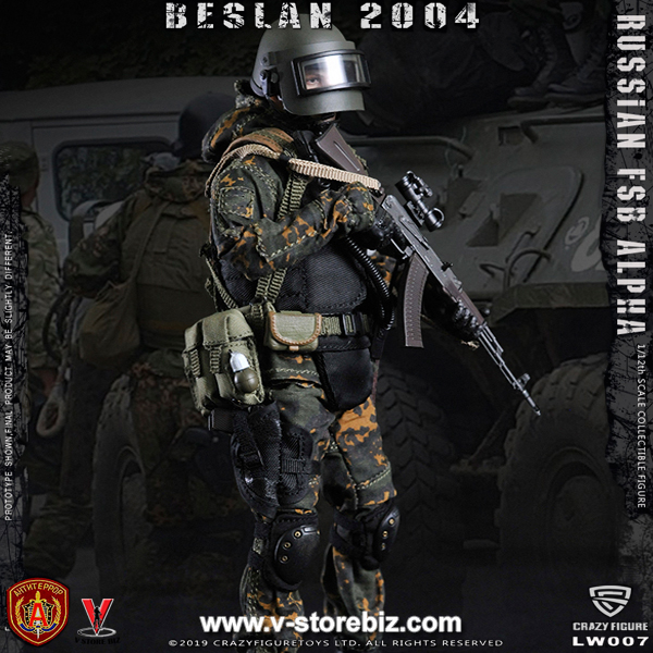 Crazy Figure LW007 Russian FSB Alpha Heavy Shield Hand - V Store