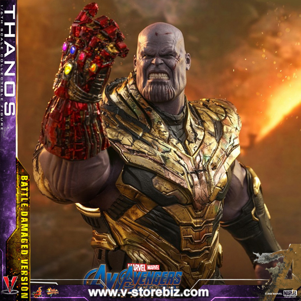 thanos battle damaged