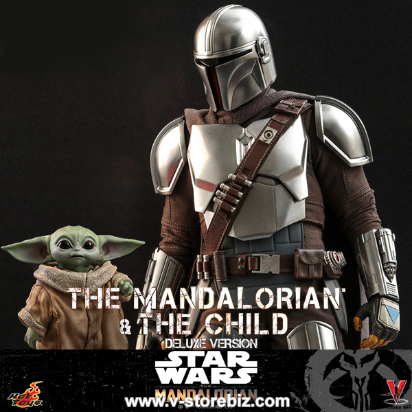 Hot Toys TMS015 The Mandalorian and The Child Collectible Set (Deluxe Version)