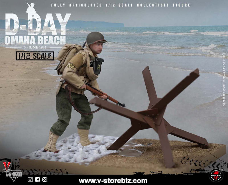 Soldier Story SSM-005 1/12th Scale WWII Sand Beach Section Diorama Base