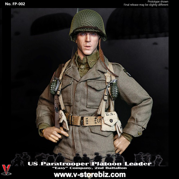 Facepool FP-002A US Paratrooper Platoon Leader - “Easy” Company  