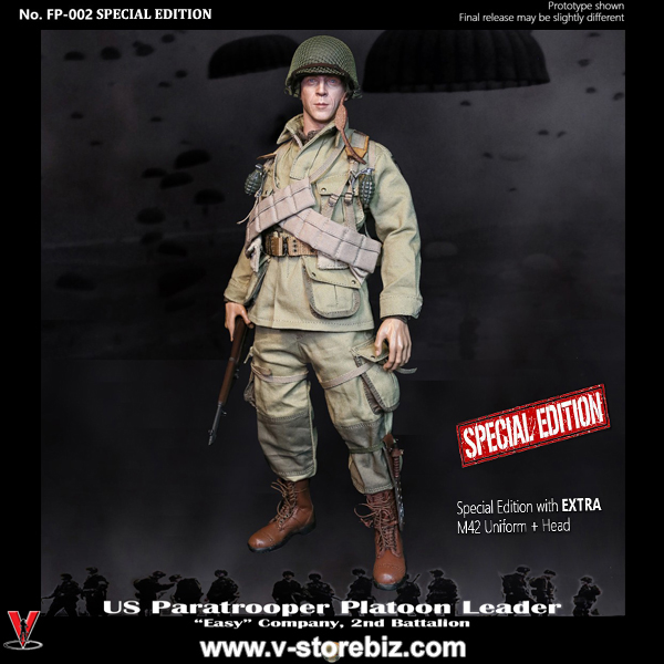 Facepool FP-002B US Paratrooper Platoon Leader - “Easy” Company  (Special Edition)