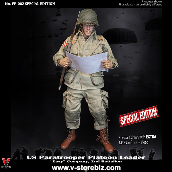 Facepool FP-002B US Paratrooper Platoon Leader - “Easy” Company  (Special Edition)