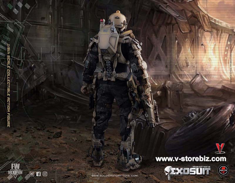 Soldier Story SS122 EXO-Skeleton Armor Suit Test 01