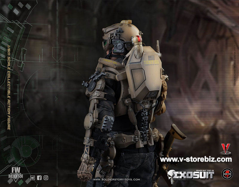 Soldier Story SS122 EXO-Skeleton Armor Suit Test 01