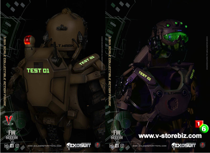 Soldier Story SS122 EXO-Skeleton Armor Suit Test 01