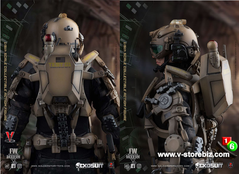 Soldier Story SS122 EXO-Skeleton Armor Suit Test 01