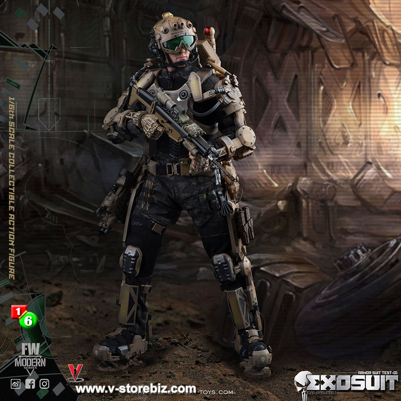 Soldier Story SS122 EXO-Skeleton Armor Suit Test 01