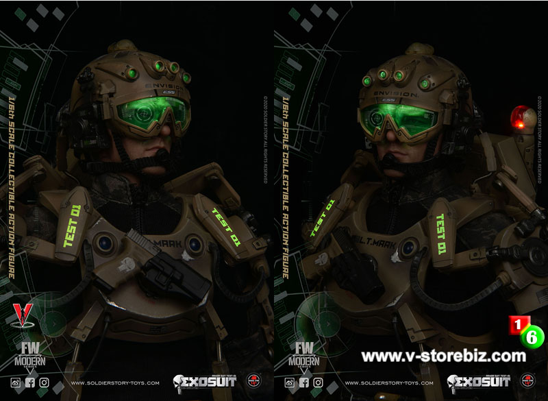 Soldier Story SS122 EXO-Skeleton Armor Suit Test 01