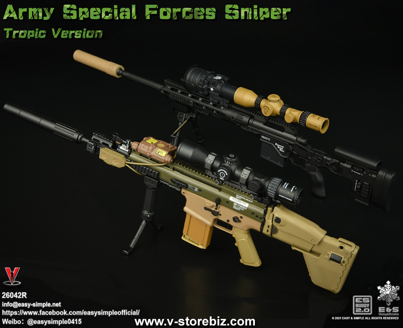 E&S 26042R Army Special Forces Sniper (Tropic Version)