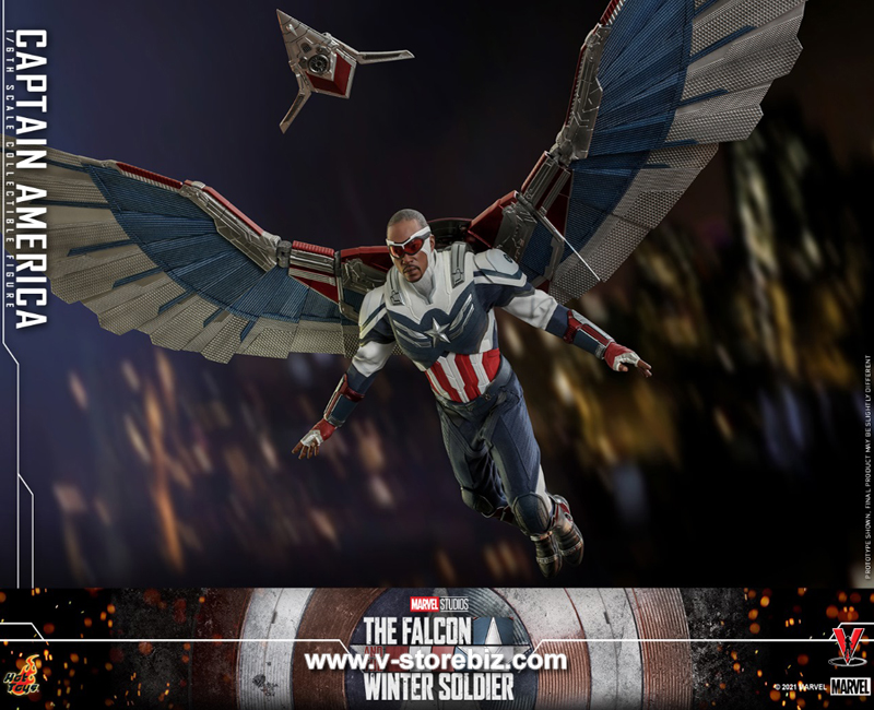 Hot Toys TMS040 The Falcon and the Winter Soldier Captain America