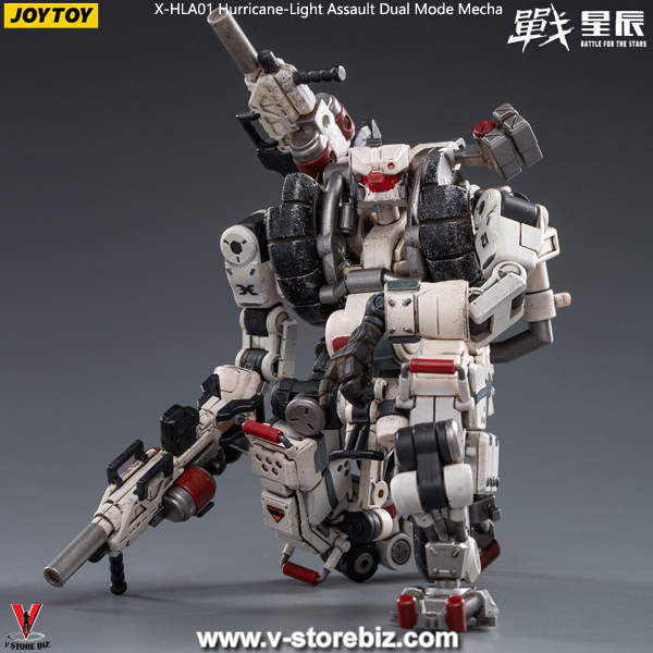 [SOLD OUT] JOYTOY JT1026 X-HLA01 Hurricane-Light Assault Dual Mode Mecha (White)