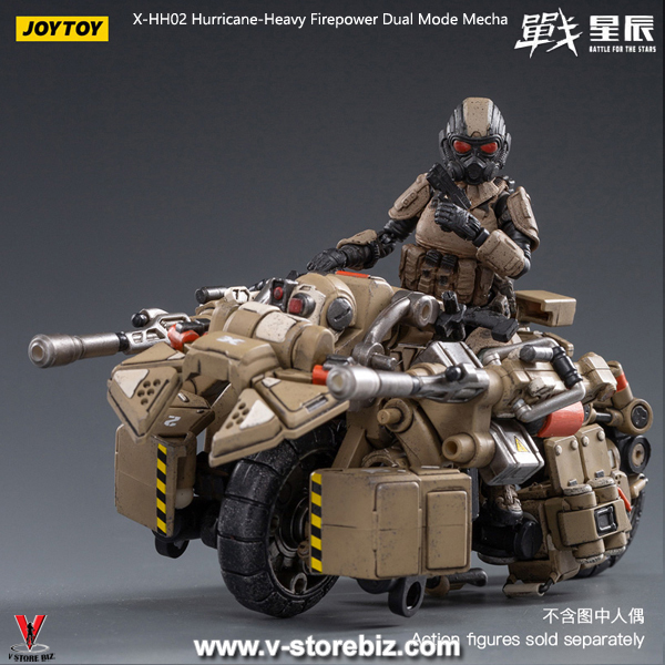 JOYTOY　1/18 HURRICANE X-HH02トランスフォーマーっぽい JOYTOY JT1019 1:18 X-HH02 Hurricane-Heavy Firepower Dual