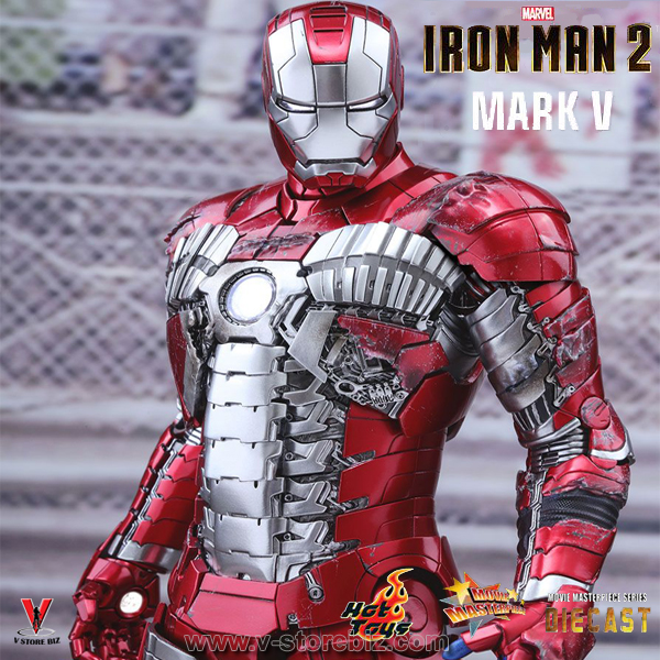 Iron Man Mark V Diecast フィギュア ZT Toys Marvel Ironman Mark V MK 5 (Official Licensed