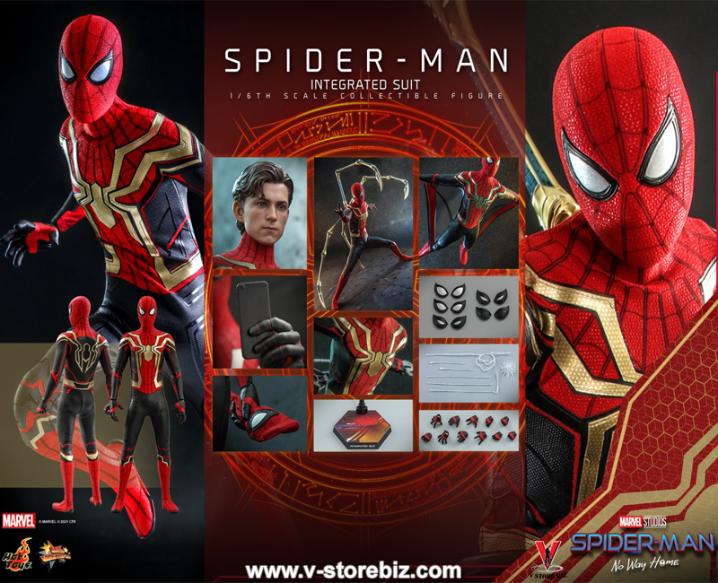 Hot Toys MMS623 Spider-Man: No Way Home - Spider-Man Integrated Suit