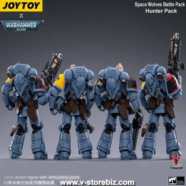 [SOLD OUT] JOYTOY x Warhammer 40K Space Wolves Battle Pack: Hunter Pack