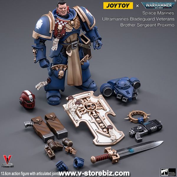 [SOLD OUT] JOYTOY JT2344 Warhammer 40K: Ultramarines Bladeguard Veterans (Set of 3)