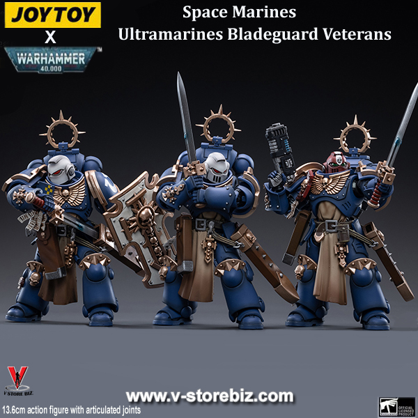 [SOLD OUT] JOYTOY JT2344 Warhammer 40K: Ultramarines Bladeguard Veterans (Set of 3)