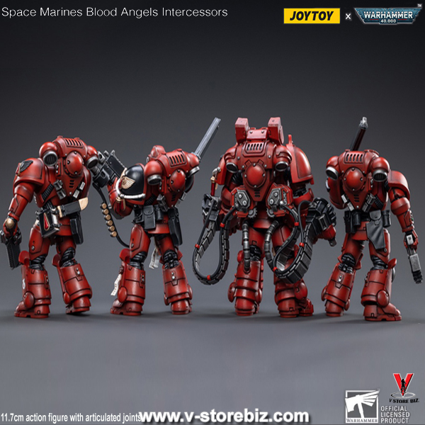 [SOLD OUT] JOYTOY Warhammer 40K: Space Marines Blood Angels Intercessors